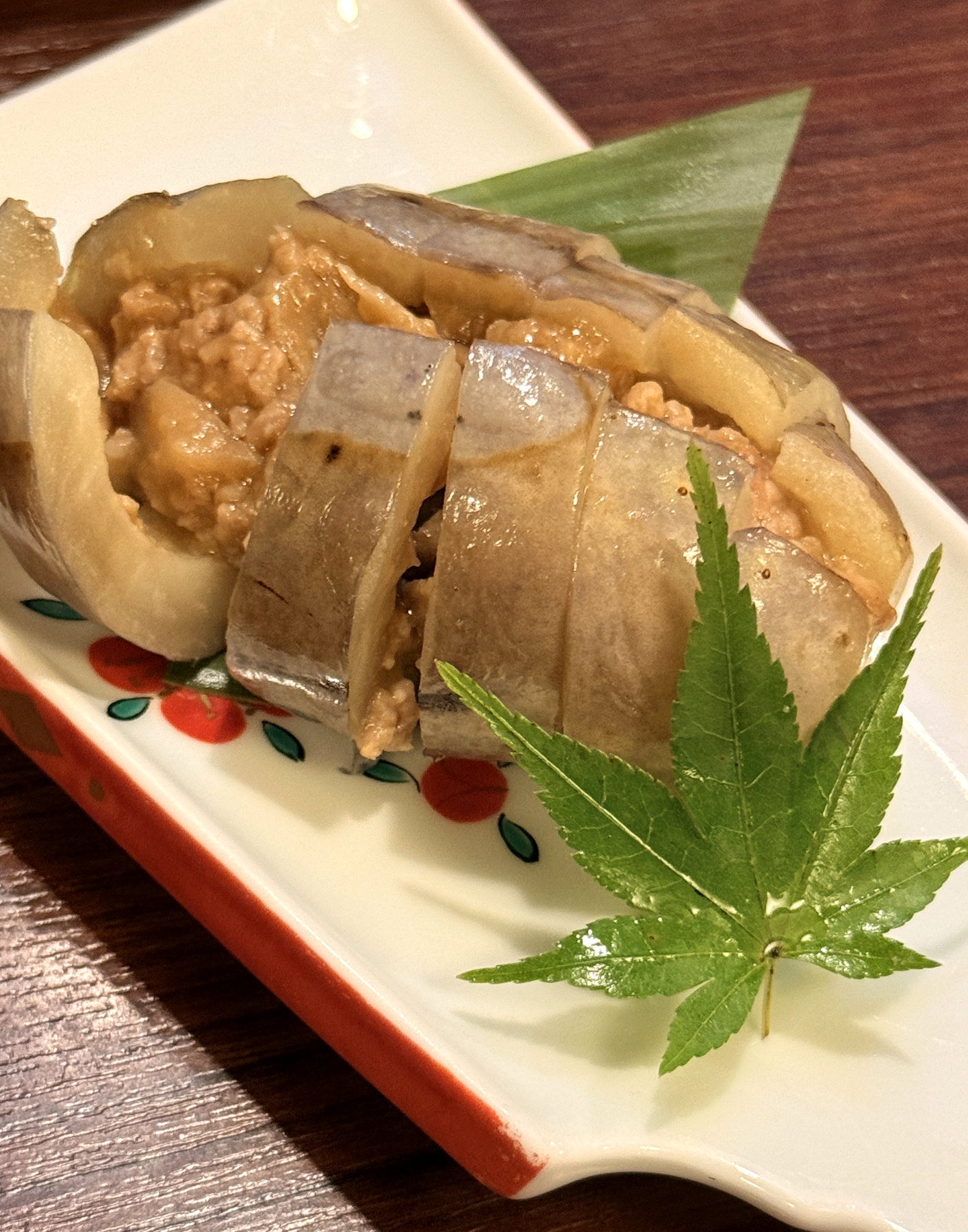 もう一度食べられたアケビの肉味噌焼き